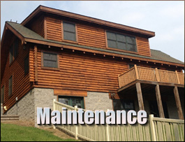  Collinsville, Virginia Log Home Maintenance